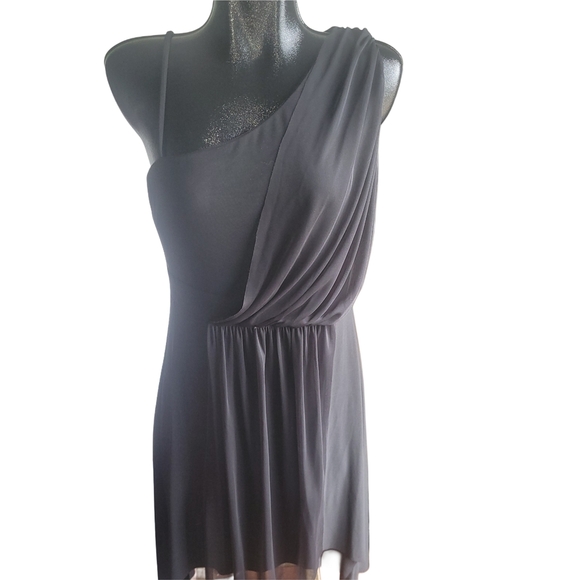 San Fransico Black One-Shoulder Dress L - Picture 1 of 5